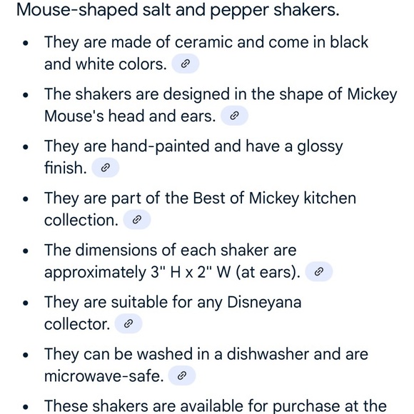 Disney Mickey Head Salt and Pepper shaker set - Picture 4 of 4